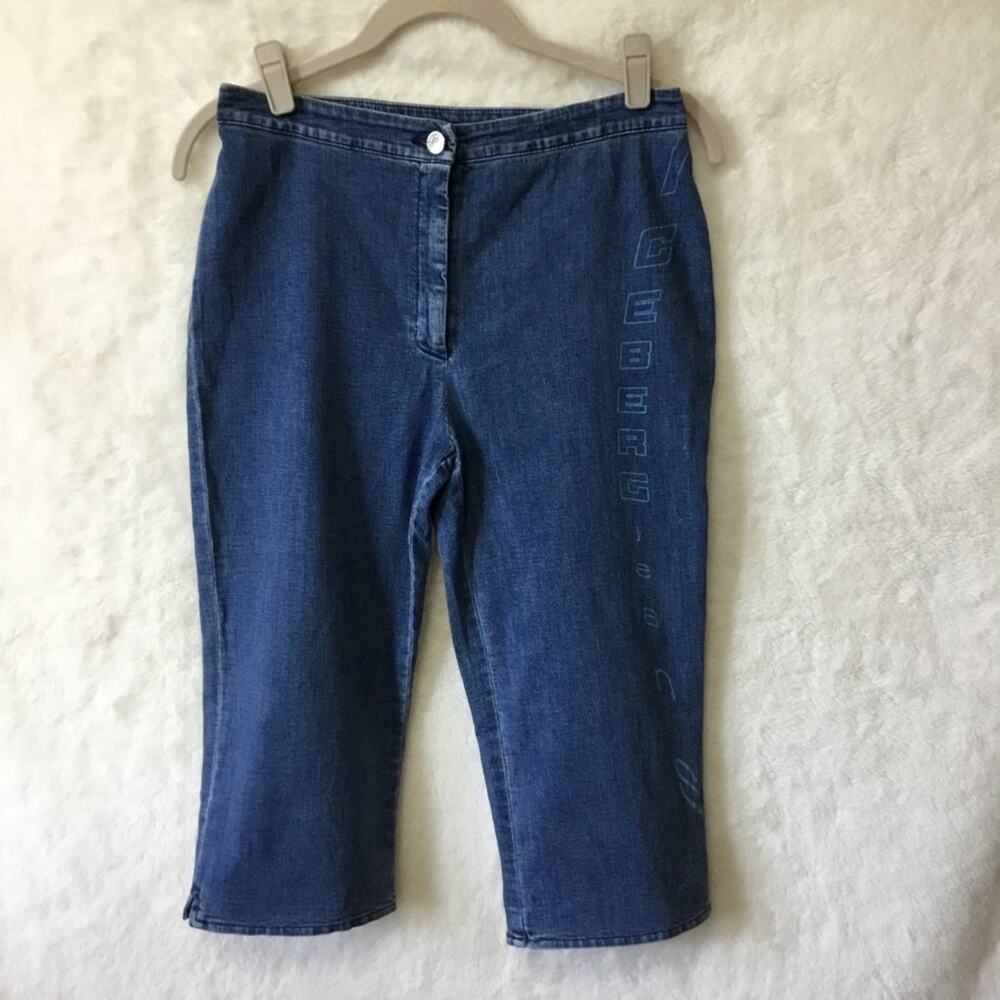 Iceberg Blue Capri Jeans - Picture 2 of 10